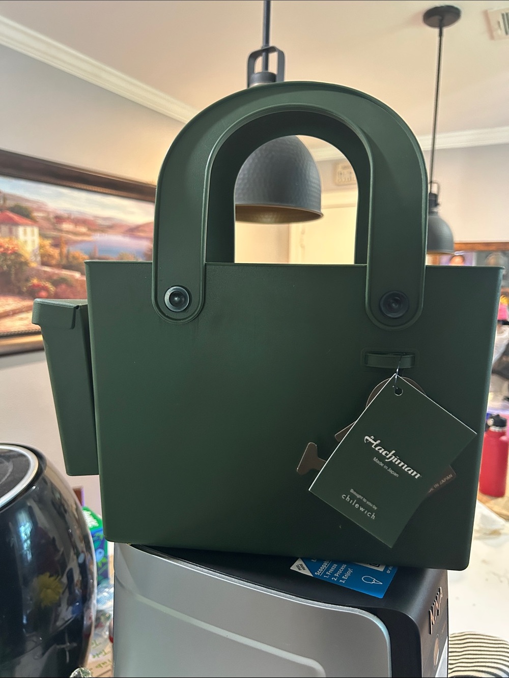 Hachiman Garden Tool Tote in Olive Green. New - Picture 5 of 6